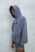 WASHED EMBROIDERY LOGO HOODIE -DARK BLUE- *Last1